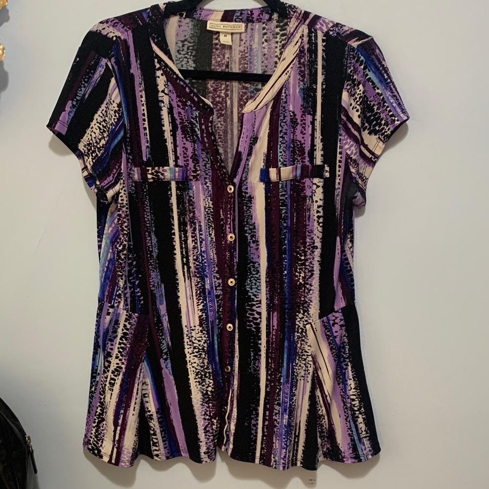 Dana Buckman button down top size medium